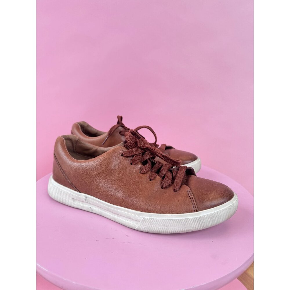 Clarks Unstructured Brown Leather Loafer Sneaker‎ Men's 8